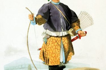 China, Military, costume, Mandarine, Nobleman, Van-ta-zhin,