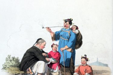 China, costumes, William Alexander , traditional, Chinese, peasants, children, northern, provinces,