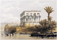The Hypaethral Temple at Philae, called the Bed of Pharaoh.