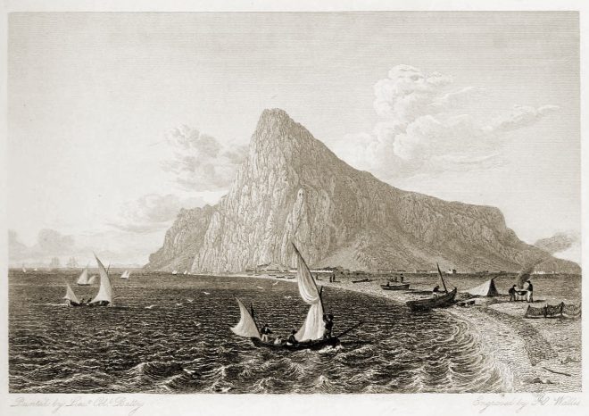 Gibraltar, Panorama, rock, travel, Robert Batty,
