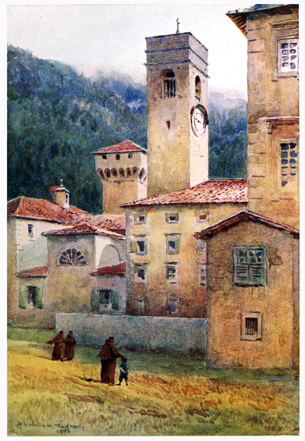 Italy, Vallombrosa, Abbey, Camaldolese, Order,