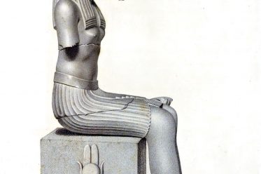 Egypt, god, Ammon, Ancient, Ram, human head, monument, Richard Payne Knight