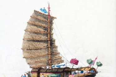 William Alexander, traveling, barge, China, Van-ta-zhin, Wang Wenxiong,