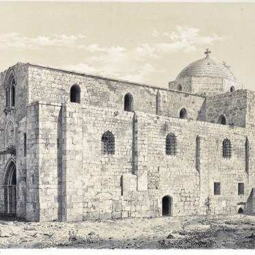 Church, S. Anne, Jerusalem, Holy Land, Ermete Pierotti,