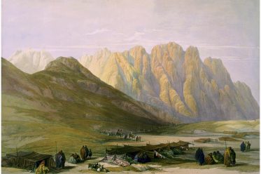 Aulad-Said, Encampment, Mount, Sinai, David Roberts,