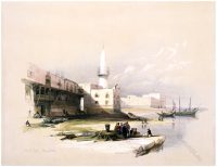 Scene on the Quay of Suez (Egypt) and its future significance.