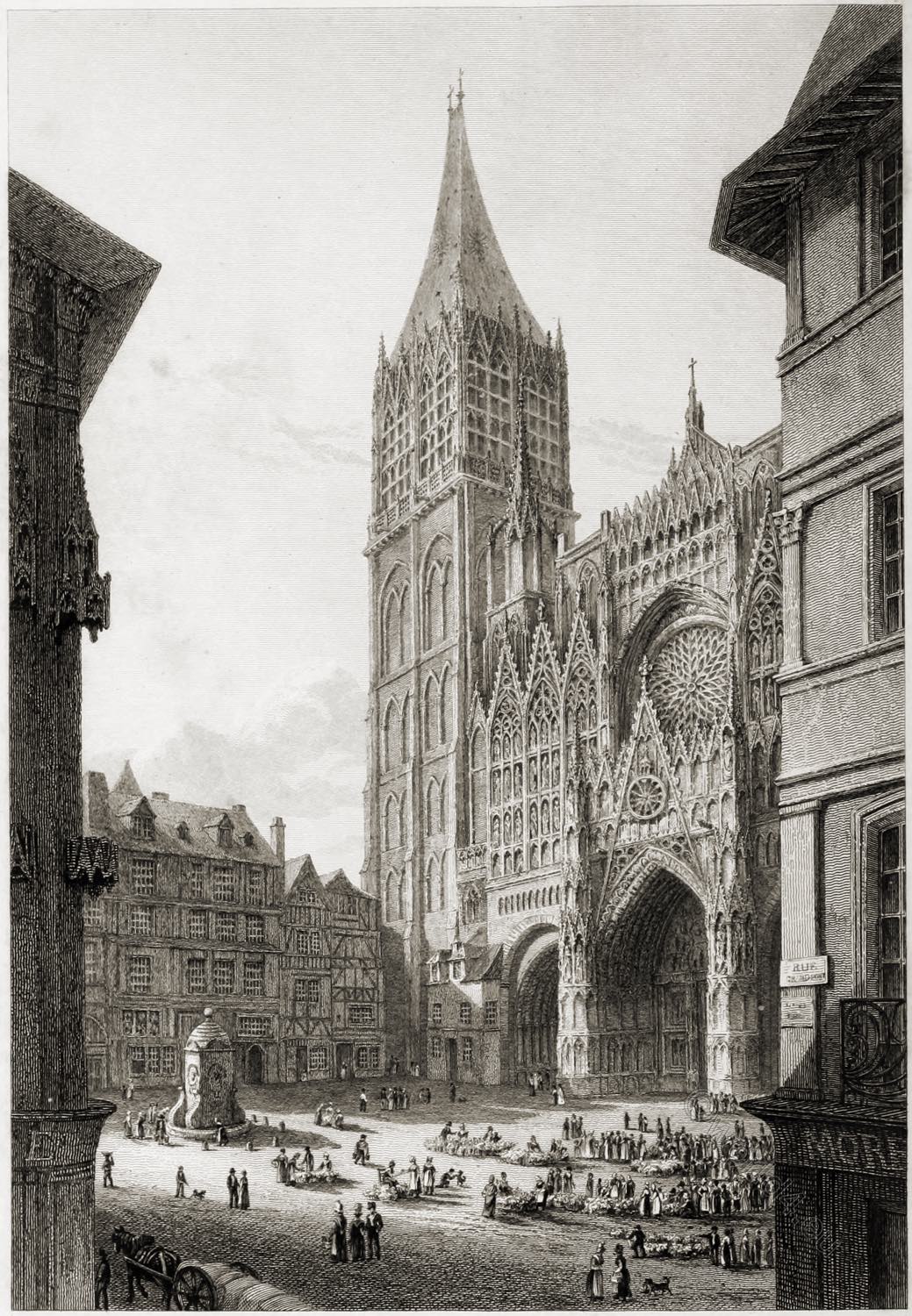 Rouen Cathedral coronation site and burial place of the Norman dukes.