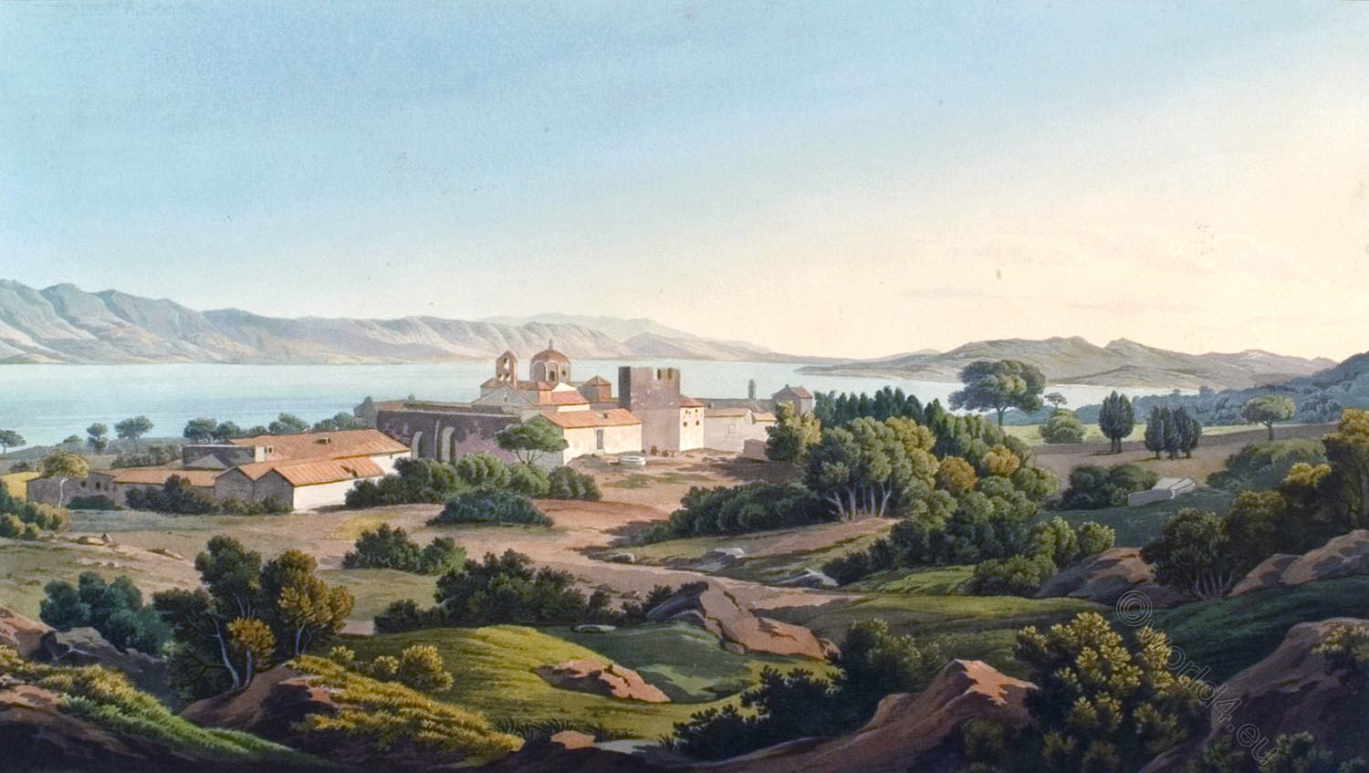 Faneromeni, Monastery, Salamis, Phaineromene, Greece, Edward Dodwell
