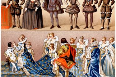Auguste Racinet, ceremonial, robes, costume, history, nobilty, baroque, france, 16th, 17th, century, henri IV