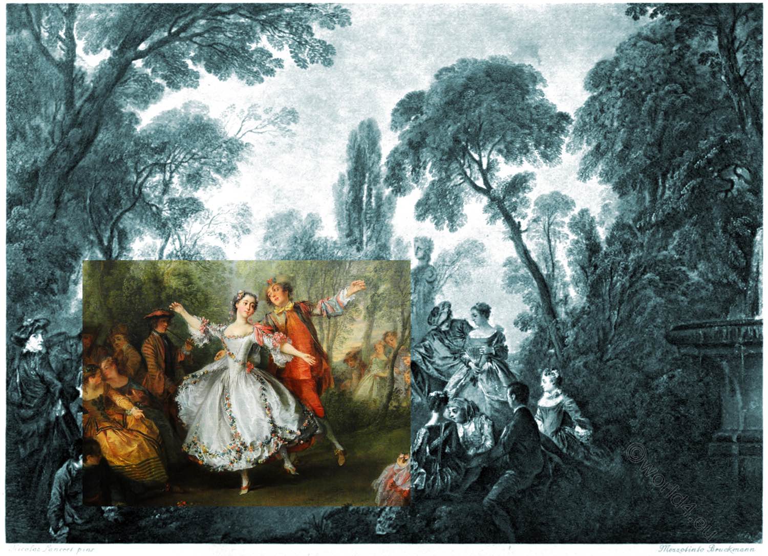 Nicolas Lancret, Marie Camargo, Rococo, Art,