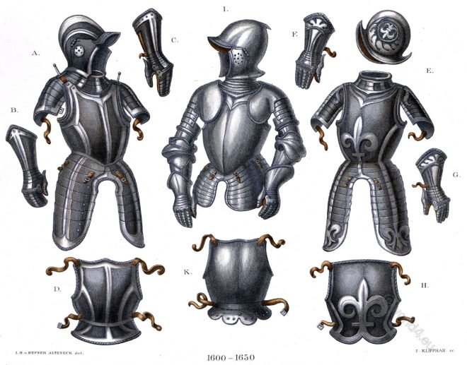 harnesses, armour, soldiers, Thirty Years' War, Baroque,