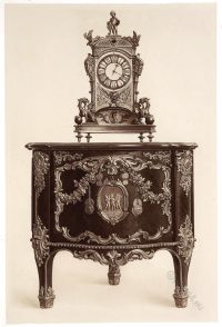 Cabinet for coins by Joubert in Louis-quinze style