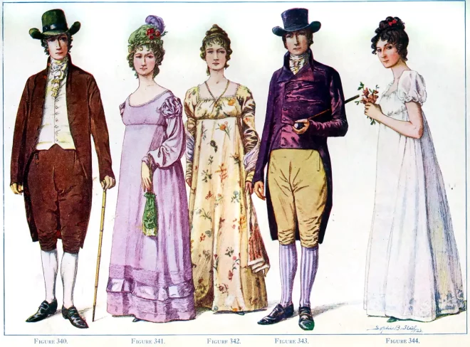 Empire/Regency - epochs-of-fashion: Costume and dress through the ages