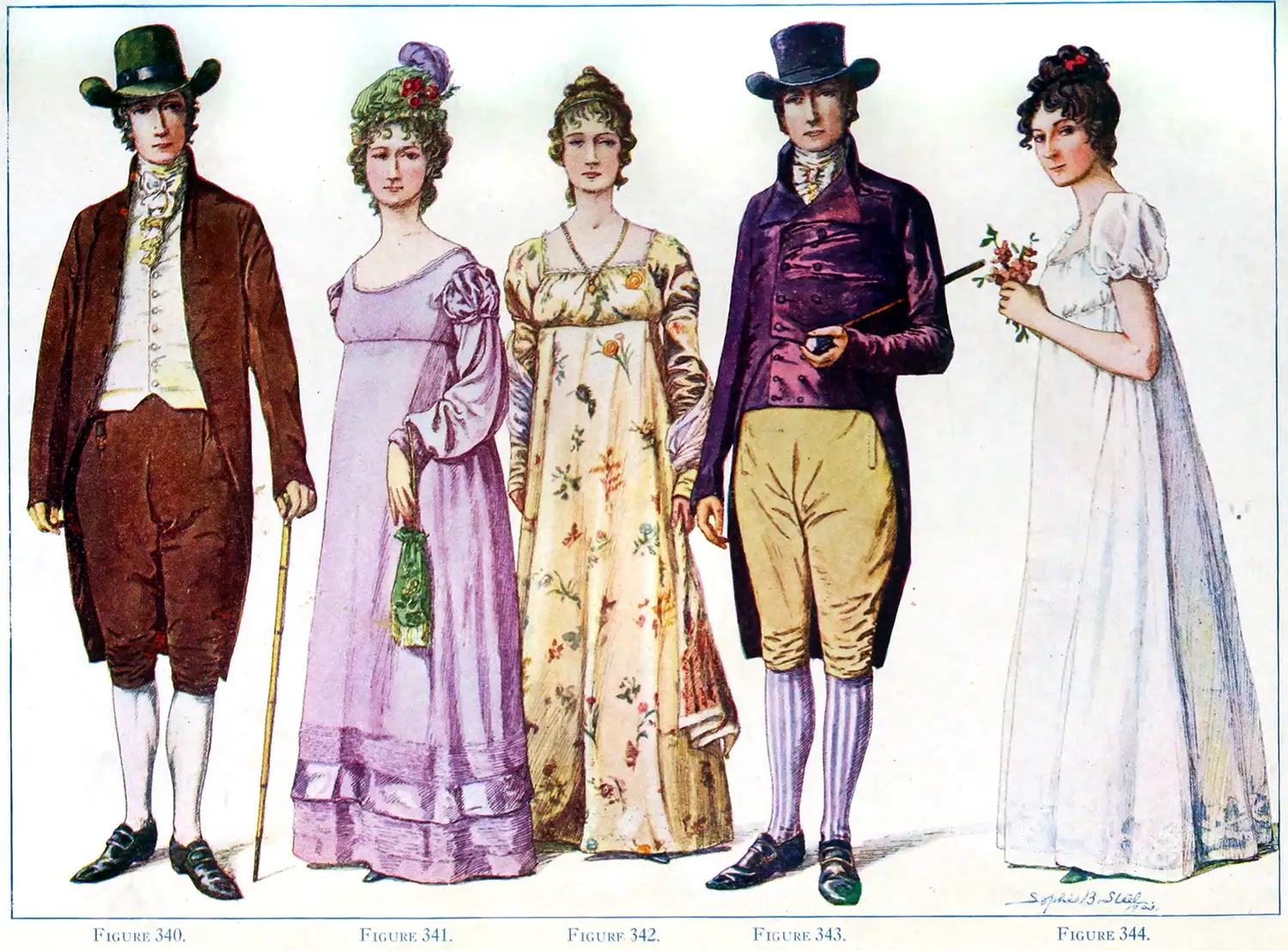Historic, dress, America, Regency, fashion 