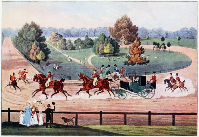 King, George IV, Hydepark, England, Regency, Ralph Nevill