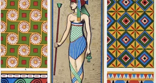 Egyptian Painting, Plastic Art, Ornamental, Ornaments,