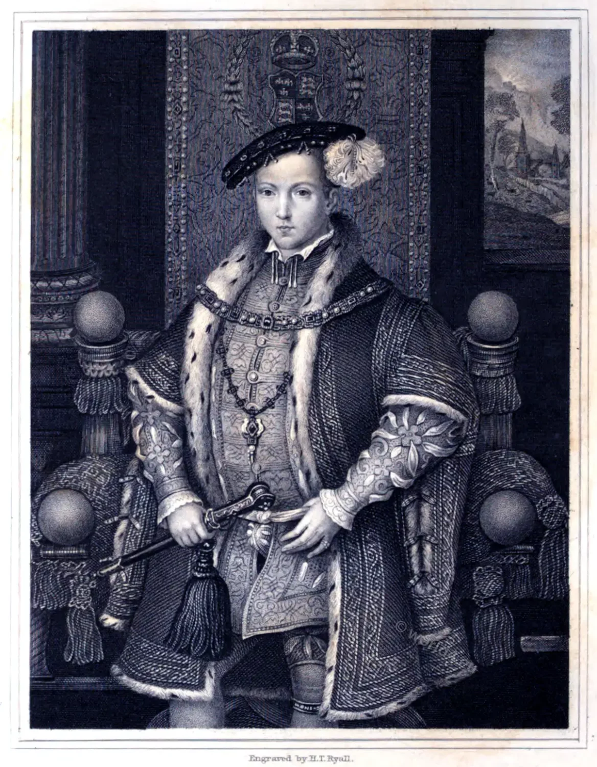 Tudor, King, Edward VI, England, Renaissance,
