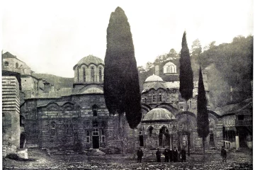 Hilendar, Church, Mount Athos, Monastery,