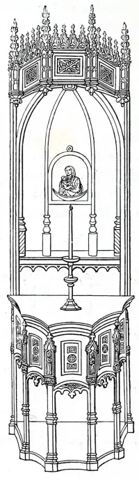 Domestic altar, Bodleian, Library, Oxford,