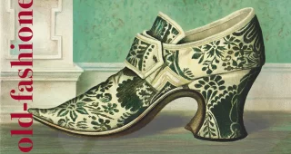 Ladies' old-fashioned, shoes,
