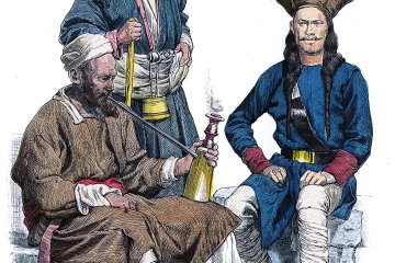 Kashmir, Ladakh, Soldier, Maharajah, Traditional, costumes,